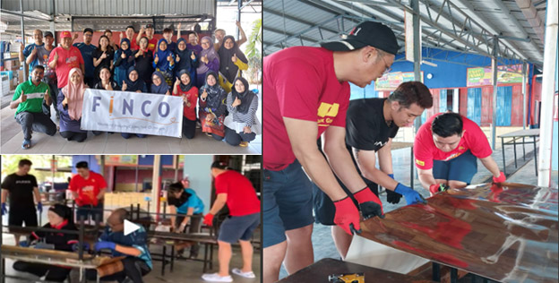 FINCO Disaster Relief Aid in Johor