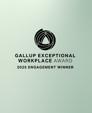 Gallup Exceptional Workplace Award Card