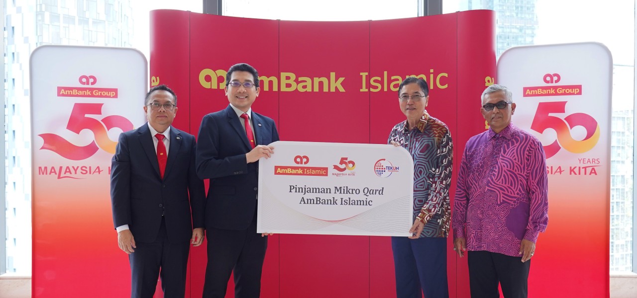 AmBank Islamic signs MoU with TEKUN Nasional to empower Asnaf entrepreneurs with launch of AmBank Islamic Qard Microfinancing
