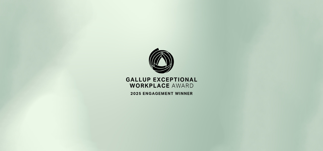 Gallup Exceptional Workplace Award Banner